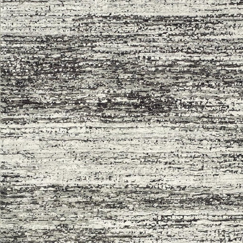 2' X 8' Gold And Slate Abstract Runner Rug